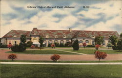 View of Officers' Club Postcard