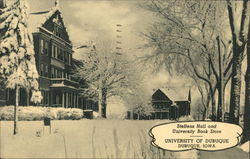 University of Iowa: Steffens Hall and University Book Store Dubuque, IA Postcard Postcard Postcard