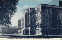 University of South Dakota - Administration Building Postcard