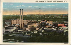 John Morrell & Co., Packing Plant Sioux Falls, SD Postcard Postcard Postcard