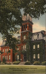 West Virginia University - Woodburn Hall Postcard