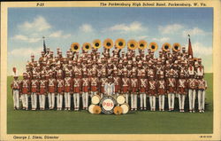 The Parkersburg High School Band West Virginia Postcard Postcard Postcard