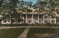 The General Lewsi Hotel Lewisburg, WV Postcard Postcard Postcard