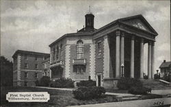 First Baptist Church Postcard