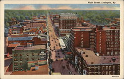 Main Street Lexington, KY Postcard Postcard Postcard