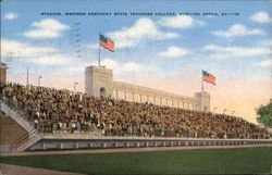 Stadium, Western Kentucky State Teachers College Bowling Green, KY Postcard Postcard Postcard