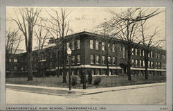 Crawfordsville High School Postcard