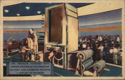 Firestone Factoy and Exhibition Building - Patented Gum Dripping Process Postcard