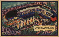 Firestone Factory and Exhibition Postcard
