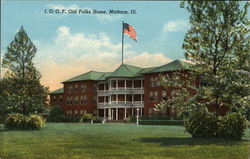 I.O.O.F Old Folks Home Mattoon, IL Postcard Postcard Postcard