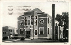 Municipal Building Rantoul, IL Postcard Postcard Postcard