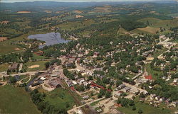 Aerial View, Sussex County Postcard