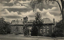 Hudson City Hospital Postcard