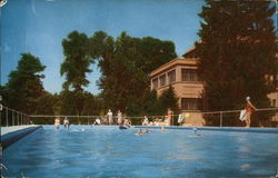 Swimming Pool - Villa Marie Claire Ho-Ho-Kus, NJ Postcard Postcard Postcard