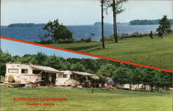 Flying Point Campground Postcard