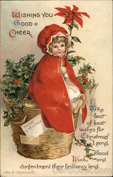 Wishing You Good Cheer Ellen Clapsaddle Children