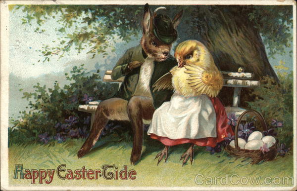 Happy Eastertide With Bunnies