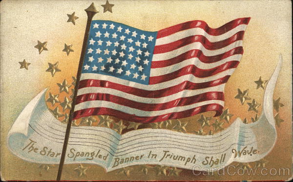 American Flag Flying Patriotic