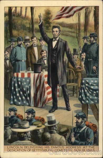 Lincoln's Famous Gettysburg Address Civil War