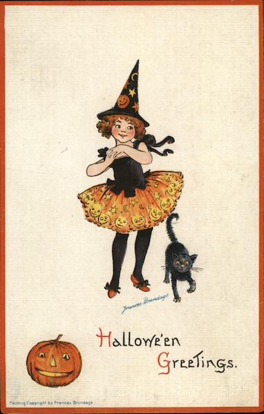 Halloween Greetings Frances Brundage