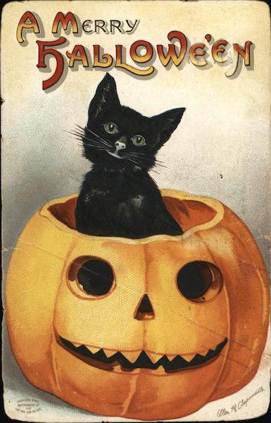 A Merry Halloween Ellen Clapsaddle
