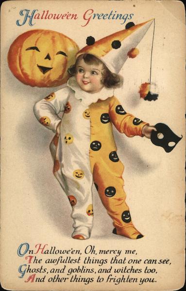 Halloween Greetings Ellen Clapsaddle