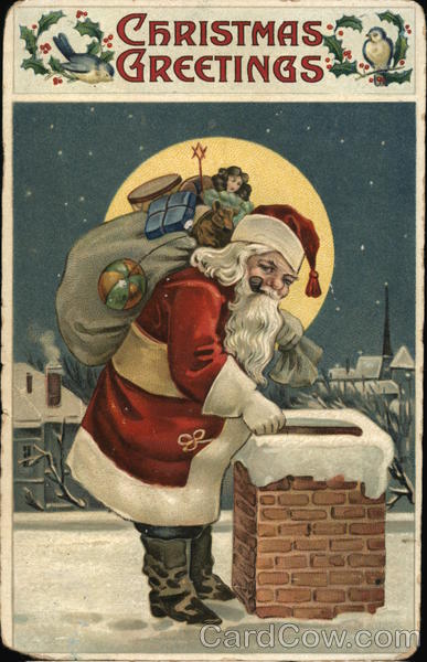 Christmas Greetings Santa Claus