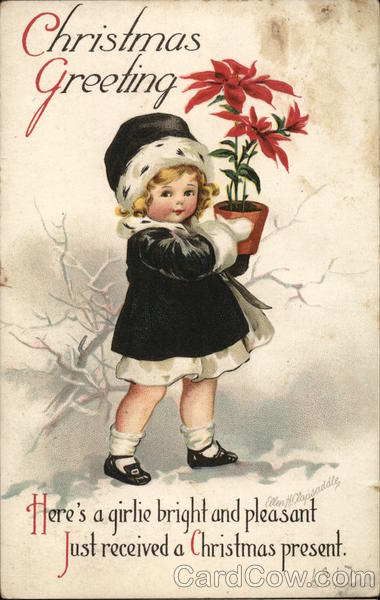 Christmas Greeting Ellen Clapsaddle Children