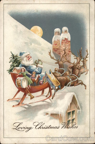 Loving Christmas Wishes Santa Claus