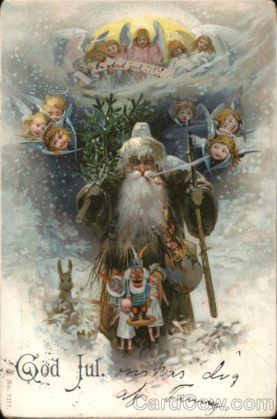 God Jul. Santa Claus