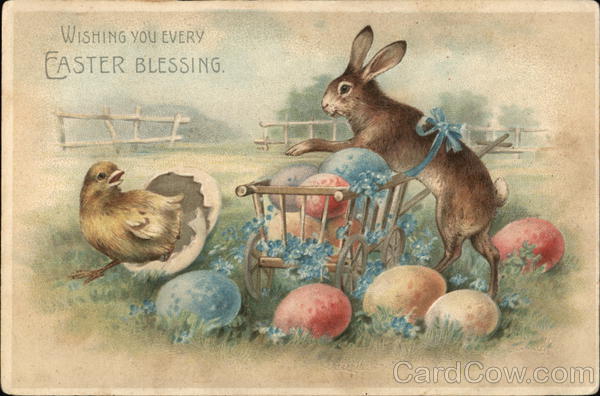 Wishing You Every Easter Blessing With Bunnies