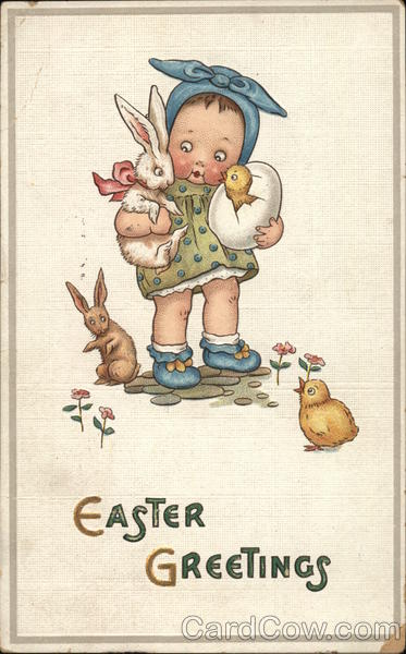 Easter Greetings With Children