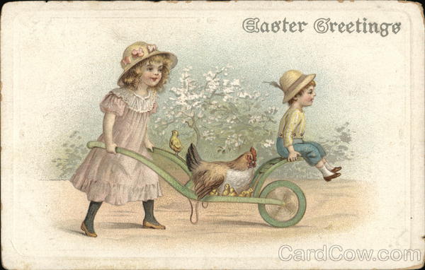 Easter Greetings With Children