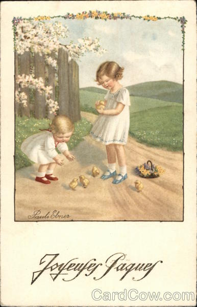 Joyeuses Paques Pauli Ebner With Children