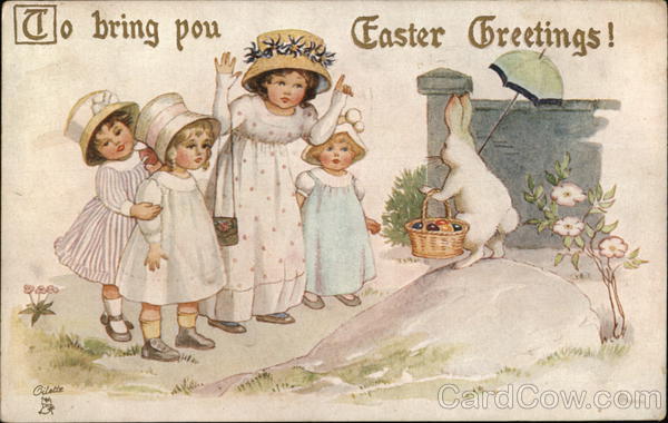 To Bring You Easter Greetings With Children