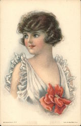 Vintage American Girl 1920's Women Postcard Postcard Postcard
