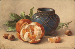 Sliced Orange Fruit Postcard Postcard Postcard