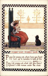 Pussy Cat, Pussy Cat Cats Postcard Postcard