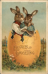 Easter Greeting Postcard
