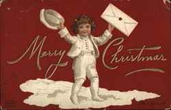 Merry Christmas Children Postcard Postcard Postcard