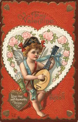 To My Valentine Cupid Postcard Postcard Postcard