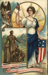 Abraham Lincoln Presentation the Proclamation of Freedom to a Slave Abraham Lincoln Presentation the Proclamation of Freedom to a Slave