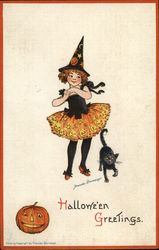 Halloween Greetings Postcard Postcard Postcard