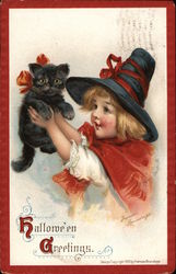 Halloween Greetings Postcard
