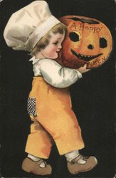 A Happy Halloween Postcard
