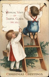 Christmas Greetings Postcard