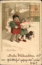 Children with Gifts, Dog Children with Gifts, Dog