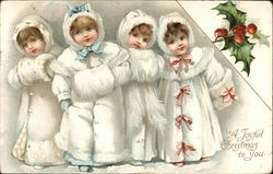 A Joyful Christmas to You Children Postcard Postcard Postcard