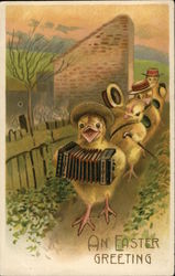 An Easter Greeting Postcard