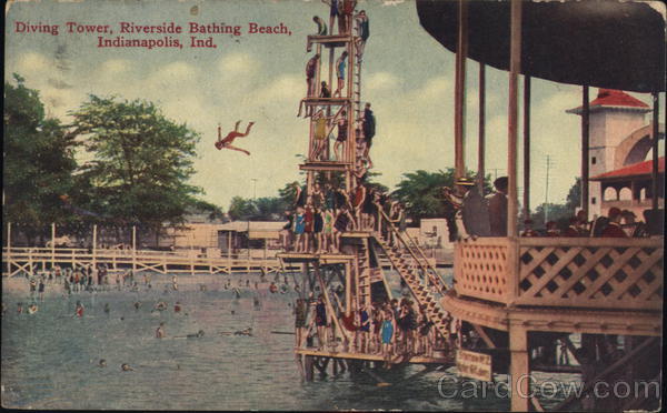 Diving Tower, Riverside Bathing Beach Indianapolis